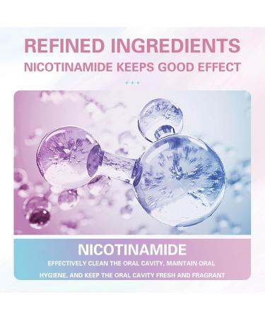 Nicotinamide Dazzle White Toothpaste | 2024 Whitening & Stain Removal | Fresh Breath Niacinamide Toothpaste - Buy Online on GoSupps.com