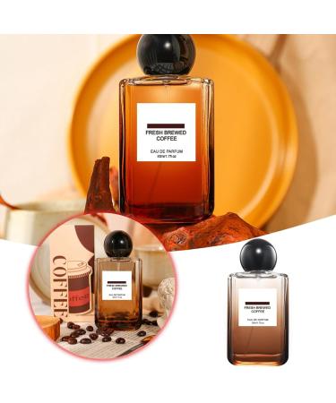 Perfume for Women Coffee Perfume Long Lasting Distinctive Aroma Natural Eau de Toilette for for All Skin Types Women Holiday Gifts 5.8x2.7x12cm Brown - Buy Online on GoSupps.com