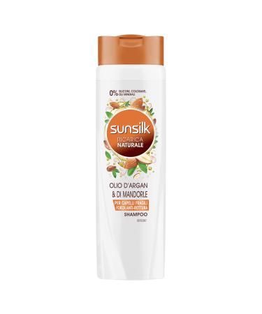 Sunsilk Refill Natural Argan Oil and Almond Shampoo for Strawberry Hair Maxiformat 12 Pieces of 250 ml
