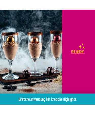 Decocino Metallic Color Powder Set - Gold Bronze & Copper | Cake Decoration & Fondant-Compatible Glitter | 3x2g Food Color Powders for Baking - Buy Online on GoSupps.com