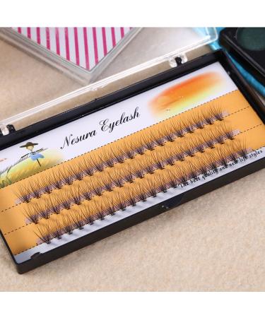 Haofy 3D Volume Artificial Cluster False Eyelashes - 60 Pieces Per Tray Lengths 6mm to 14mm Premium Extensions for Women - Buy Online on GoSupps.com