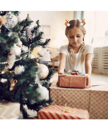 4 Pairs Christmas Deer Antler Hair Clips Cute Reindeer Antler Barrettes Plush Xmas Deer Horn Ears Hair Clips Pins Christmas Party Headwear for Girls Women - Buy Online on GoSupps.com