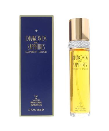 Diamonds & Sapphires by Elizabeth Taylor Women's Eau De Toilette Spray 3.3 Fl Oz - Buy Online on GoSupps.com