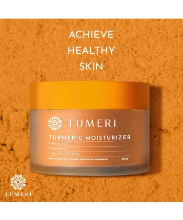 Turmeric Face & Body Moisturizer Cream 60ml - Nourishing Hydrating Dry Skin Relief with Turmeric Curcumin & Shea Butter Shop Internationally - Buy Online on GoSupps.com