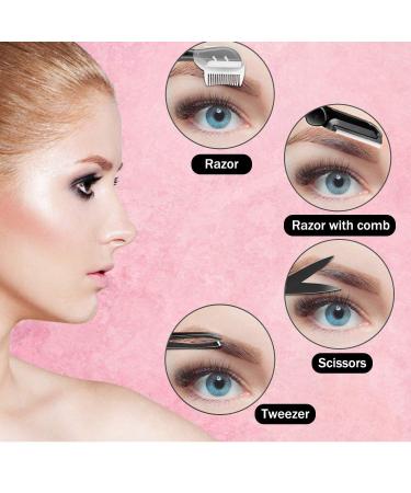 11 in 1 Eyebrow Razor & Grooming Kit - Multipurpose Exfoliating Dermaplaning Tool for Women & Girls - International Shipping Available - Buy Online on GoSupps.com