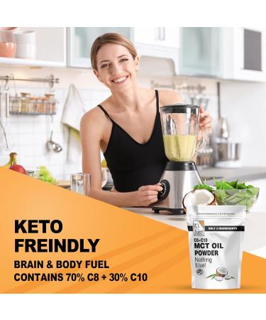 It's Just - MCT Oil Powder w/Prebiotic Fiber (1.5lbs) 70% C8 + 30% C10 Fast Fuel for Body & Brain Health Keto Coffee Creamer Non-GMO Heavy Metal Tested - Buy Online on GoSupps.com