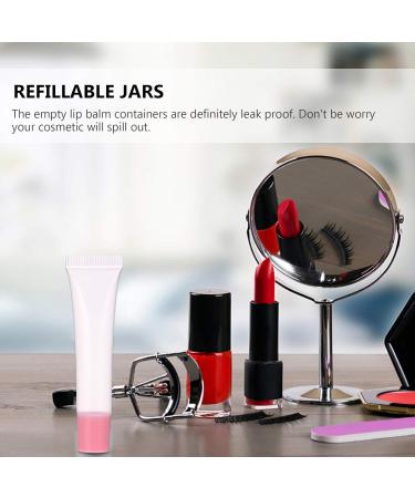 FRCOLOR 15ml Empty Lip Gloss Tubes - Refillable Squeeze Tubes (50pcs Rose Pink) for DIY Beauty - Buy Online on GoSupps.com