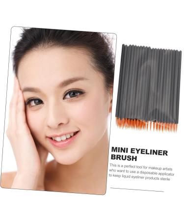 HAPINARY 300 Pcs Disposable Eyeliner Brush Cosmetic Tools Eyeliner Makeup Brush Lip Gloss Applicator - Buy Online on GoSupps.com