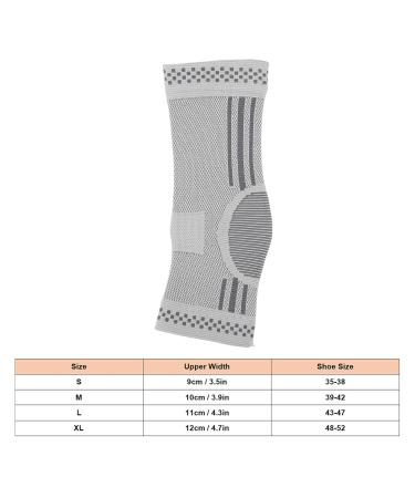 Ankle Brace Compression Sleeve for Pain Relief - Breathable & Flexible Sports Brace (XL) | Ideal for Running & Quick Drying - Buy Online on GoSupps.com