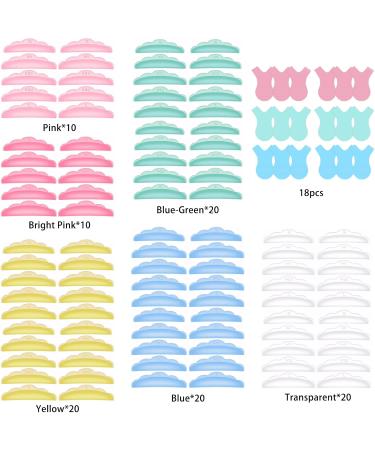 100 Pieces Eyelash Lift Pads Lash Lift Tools Small Lash Lift Shields 18 Y Shaped Eyelash Comb 5 Sizes 6 Colors Perming Pads Reusable Lash Lift Rods Eyelashes Makeup Beauty Tool - Buy Online on GoSupps.com