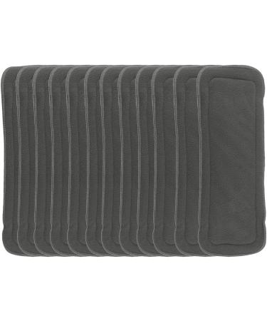 Happy Cherry Baby Diapers - Washable Reusable Bamboo Fabric Cloth Diaper Inserts Set of 12 - Soft Eco-Friendly Black - Buy Online on GoSupps.com