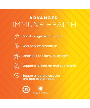 Health IS Wealth LION'S MANE Organic Mushroom Extract - Powerful Nootropic for Cognition Memory Brain Booster and Immune Health (60 veg caps) - Buy Online on GoSupps.com