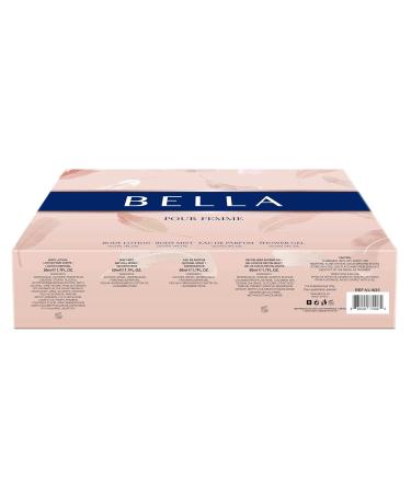 HyBrid & Company Bella Pour Femme 4Pcs Gift Set For Women 50ml-Perfume&50ml-Mist&50ml-Bodylotion&50ml-Shower Gel - Buy Online on GoSupps.com