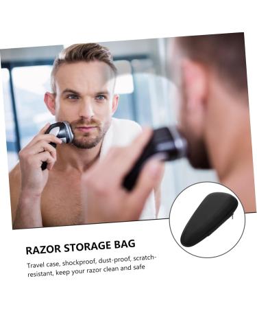 Minkissy 6-Pack Razor Storage Bag | Hard Case for Electric Shaver & Trimmer | Durable Anti-Case & Holder | Portable EVA Travel Suitcase - Schwarz - Buy Online on GoSupps.com