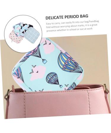 Gleavi 12 STK Storage Bags for Women's Bandages & Teen Pads | Multifunctional Pocket for Makeup & Travel - Ideal for Girls - Buy Online on GoSupps.com