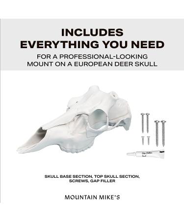 Mountain Mike's Reproductions Skull Master - Universal Antler Mounting Kit - European-Style - Fits Most Antlers - White Natural - Buy Online on GoSupps.com