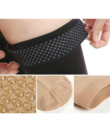 Egurs 30-40 mmHg Medical Compression Stockings - Open Toe Style - Black | Best International Shipping - Buy Online on GoSupps.com