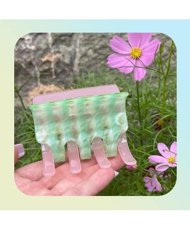 NAISIER Hair Clips for Thick Hair - Tortoise Shell Square Hair Claw Clips 2.7 inch - Glitter 3pcs - Hair Accessories for Girls and Women - Buy Online on GoSupps.com