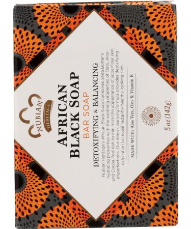 Buy African Black Soap with Oat Aloe & Vitamin E - All Natural 5 Oz (2 Pack) | Jabon GL - International Shipping - Buy Online on GoSupps.com