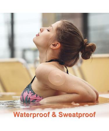 Waterproof Adhesive Patches for Freestyle Libre 1, 2 & 3 - 25 Pack for 14 Days Protection | Continuous Glucose Monitor Covers with No Glue Center - 25 Count - Buy Online on GoSupps.com
