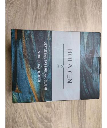 Nail Extension Kit: BOLASEN Nail Tips and Glue Gel with 500 Ballerina Nail Tips - Easy DIY Gel Nail Kit for Women - Buy Online on GoSupps.com