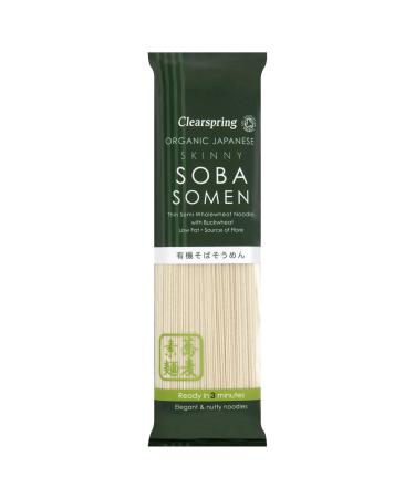 Clearspring Organic Japanese Skinny Soba Somen Noodles 200g