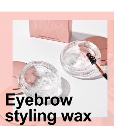 LXZJJM Eyebrow Wax Brow Shaping Wax for Brow Lamination Effect Clear Brow Gel Waterproof Eyebrow Styling Wax Brow Styling Wax for Feathered (Clear) - Buy Online on GoSupps.com