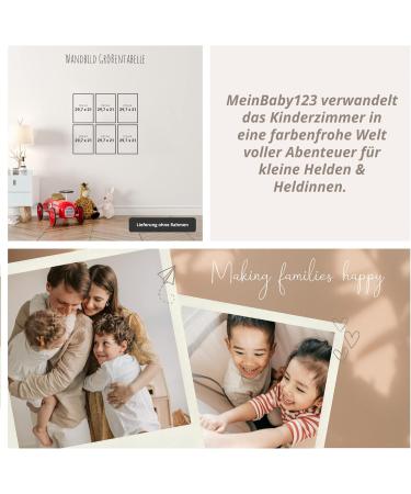 Meinbaby123 6 Set Din A4 Boho Kinderzimmer Poster | Premium Wandbilder f r Babyzimmer | Sloth & Friends Deko - Buy Online on GoSupps.com