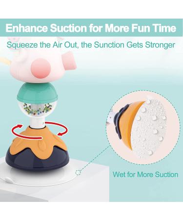 iPlay iLearn Baby Rattles Set | High Chair Toys with Suction Cup | Interactive Development Tray Toy for Newborn Gifts | 6-24 Months Boys Girls Kids - Buy Online on GoSupps.com