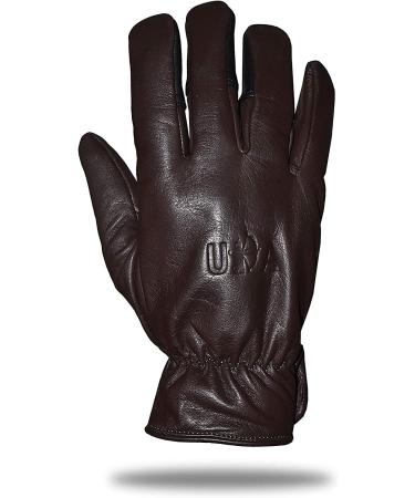 UNIVERSE ARCHERY Handmade Leather Archery Glove | Shooting & Hunting Five Finger Gloves | Cow Hide Leather | Sizes XS-XXL - Buy Online on GoSupps.com