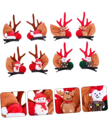 minkissy 12 Pairs Christmas Ball Hairpin Christmas Hair Clips Antler Hairpins Hair Jewels for Women Hair Clips for Kids Deer Antler Headband Christmas Bobby Pins Christmas Headdress Set - Buy Online on GoSupps.com