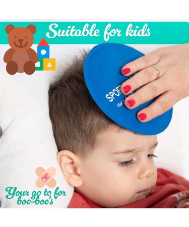 Kids Reusable Soft Ice Packs (2 Pcs x 5.5) for Boo Boos & Injuries - Toddler Colic Relief Gel Packs - Buy Online on GoSupps.com