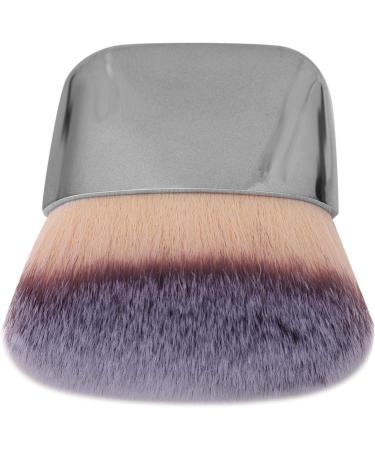 Loose Powder Brush Flat Arched Soft Fibe Mini Makeup Brush for Foundation Face Powder Blush Contour Bronzer(Silver) - Buy Online on GoSupps.com