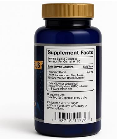 New Madre Cell Plus - Stem Cell Made of Purest AFA Gluten Free Blue Green Algae - 60 Capsules 1 Bottle - Buy Online on GoSupps.com