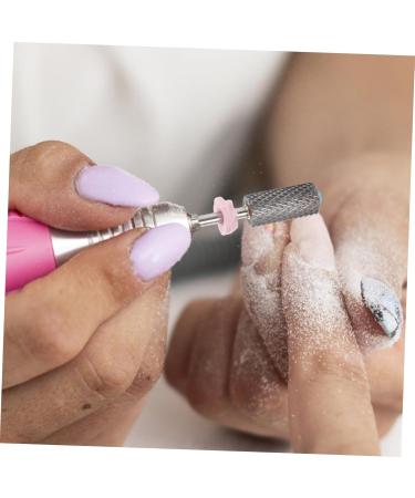 POPETPOP Nail Grinding Head Front Bumper Sticker Gel Polish Bit Acrylic Nail Drill Bits Cuticle Manicure Drill Remove Nail Gel Drill Bits Pedicure with Diamond Manicure Tools Tungsten Steel 7x1.2cm - Buy Online on GoSupps.com