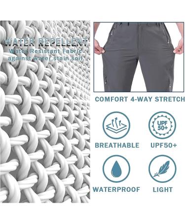 Postropaky Men's Quick Dry Waterproof Hiking Pants - Dark Gray 34W x 32L - Buy Online on GoSupps.com