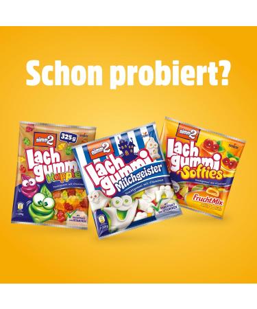 Buy nimm2 Lachgummi Sauer - 376g Maxi Pack | Sour Fruit Gums with Juice & Vitamins - International Shipping - Buy Online on GoSupps.com