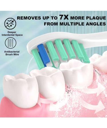 Replacement Toothbrush Heads for Philips Sonicare - Compatible Snap-On Brush Heads (12 Pack - Buy Online on GoSupps.com