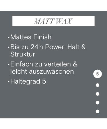 Taffeta Matt Styling Wax - Long-Lasting Hair Wax (75 ml) | 24h Hold & Matt Finish for Perfect Styles - Buy Online on GoSupps.com