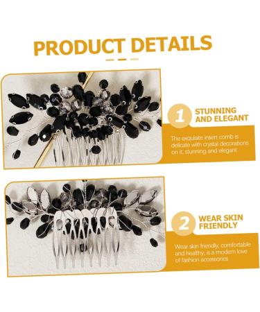 Mikinona girl accessories rhinestones Hair up prom wedding headpieces wedding tiara headgear bridesmaid bridal comb barrette halloween flower girl headpieces flower girl wedding - Buy Online on GoSupps.com