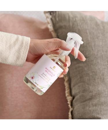Thymes Magnolia Willow Linen Spray - 9 Fl Oz | Refresh and Revitalize Your Space - Buy Online on GoSupps.com