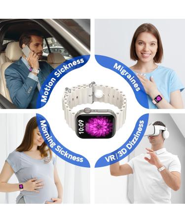 Motion Sickness Bands for Apple Watch - Soft Silicone Wristbands for Sea Sickness | 38mm 40mm 41mm 42mm 44mm 45mm 49mm - Pink/Starlight Colors - Buy Online on GoSupps.com