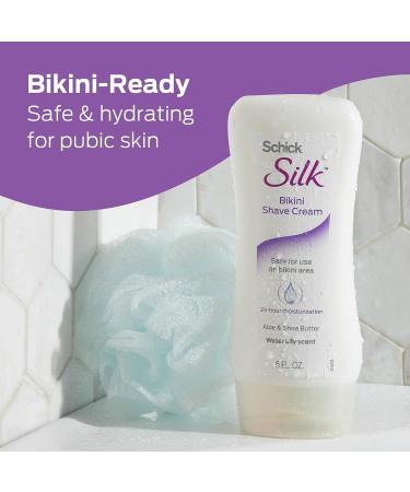 Schick Silk Bikini Shave Cream - Intimate Shaving Cream for Women, 2 Pack (6oz Each) - Buy Online on GoSupps.com