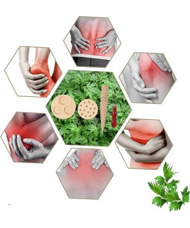 Buy Hapinary Moxa Rod Set | Premium Shape Wood Moxa for DIY & Moxibustion Accessories - International Shipping - Buy Online on GoSupps.com