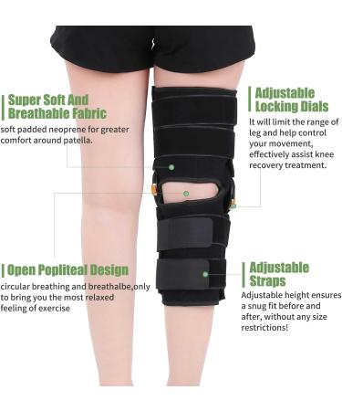 Adjustable Hinged Knee Brace with Side Stabilizers - ROM Support for ACL MCL PCL Pain Relief & Post-Op Recovery - Ideal for Men & Women (S - Buy Online on GoSupps.com