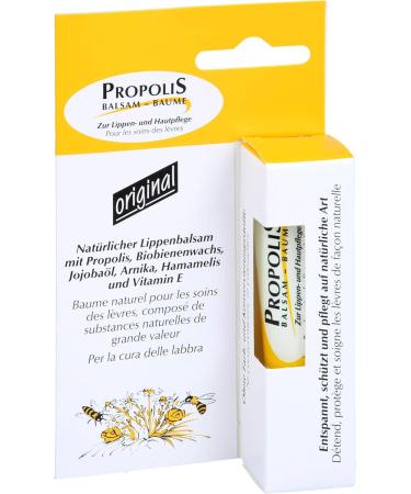 Organic Propolis Lip Balm Tube - Hydrating & Soothing | International Shipping Available - Buy Online on GoSupps.com