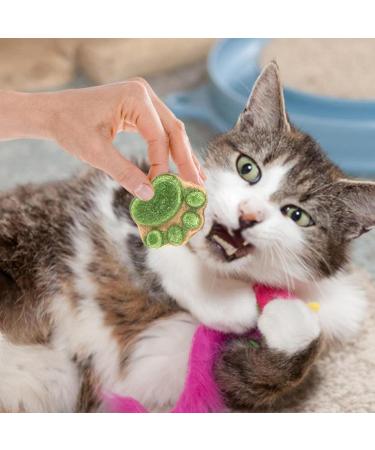 Kitten Treats - Cat Treats for Indoor Cats - Natural Healthy Cat Snacks Treats | Cat Paw Biscuits Cat Treat | Dry Cat Treats Kitten Treats | Kitten Treats Paw Shape Cat Food Treats | Treats for Cat Green - Buy Online on GoSupps.com