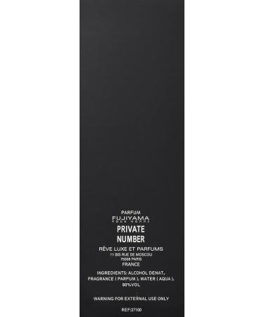 Succes De Paris Fujiyama Private Number for Men 3.3 oz Eau de Toilette Spray - Buy Online on GoSupps.com