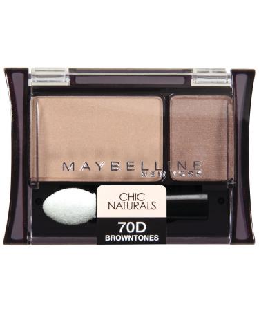 Maybelline New York Expert Wear Eyeshadow Duos  70d Browntones Chic Naturals  0.08 Ounce