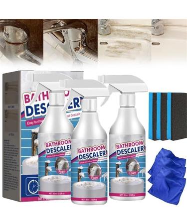 Foam Cleaner 2.1 Oz hroom Descaler Bathroom Descaler Cleaner Bathroom Descaler Stubborn Stains Cleaner All Purpose Bubble Cleaner Kitchen (3PCS)